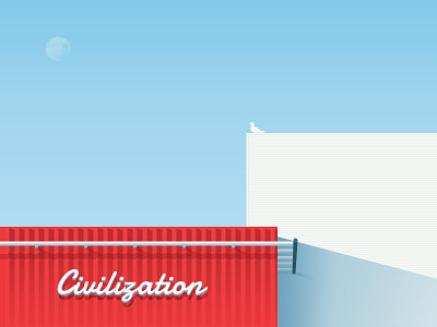 In peace illustration sky slience terse