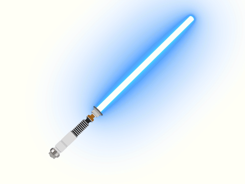 Lightsaber Build after effects film gif illustration illustrator light lightsaber loop movie retro space star wars