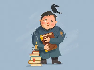 Sam Tarly 7 season character game of thrones got illustration sam tarly tv