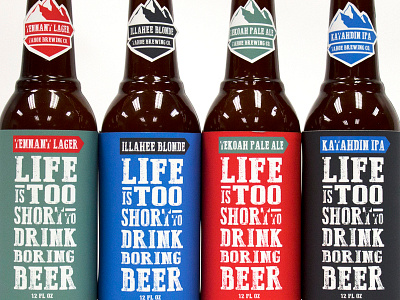 Tahoe Brewing Co. beer beer branding graphic design logo design packaging tahoe