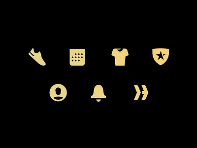 ClassHeroes Icons app branding class fitness heroes icons ios nyc pictograms