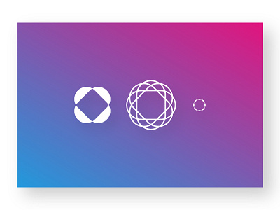 Orbital circles gradient guilloche
