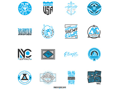 Logo Development “2015 – 2017” badge branding icon lettering logo type