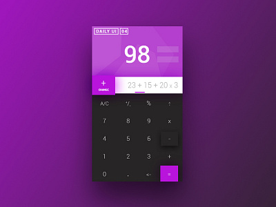 Day 004 — Calculator calculator challenge daily ui plus user experience user interface