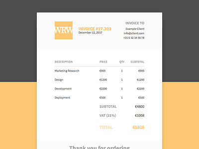 DailyUi 046 - Invoice 046 dailyui design invoice paper react ui