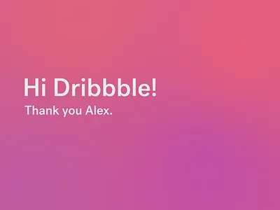 My First Shot! dribbble first shot hello hey hi