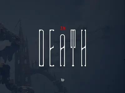 Game Logo death font game logo type typography