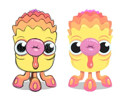 Juicy cartoons characterdesign characters gamedesign illustration