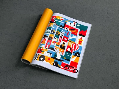 The good trips artwork editorial graphicdesign illustrations illustrator lifestyle magazine stefanomarra