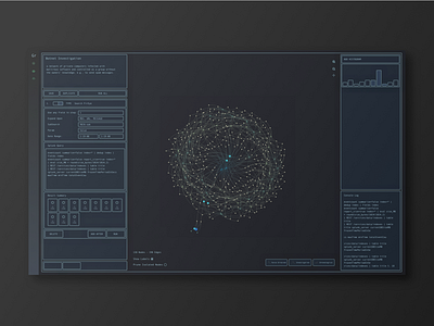 Modular Layout dark graph portal theme ui ux