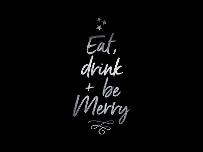 Eat, drink + be merry / free wine bottle gift tag download black christmas downloadable free gift tag silver typographic wine bottle