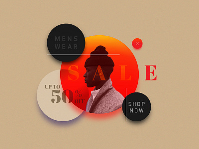 #016 Popup button circular cta dailyui design fashion popup shopping ui ux