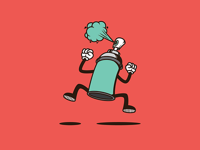 Spray Can character art character design creative graphics icons illustration logo style vector