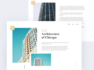 Daily UI - 035 Blog Post architecture blog blog post blogging daily ui dailyui web web interface