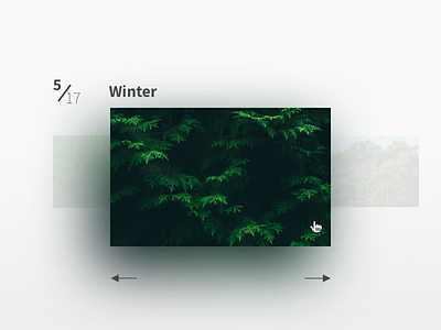 The Story Behind Carousel carousel dark design images slider ui ux winter