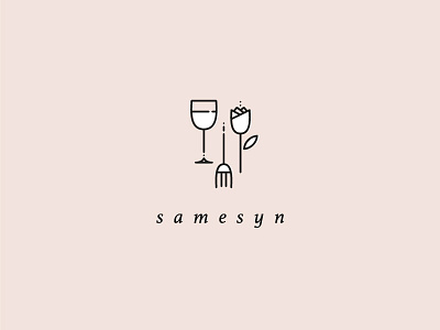 Samesyn brand identity branding icon icon design logo logo design restaurant logo