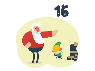 🎄Day 16 — Advent Calendar christmas elf gift santa thief