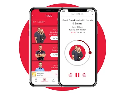 Schedule and Catch Up catch up radio player schedule