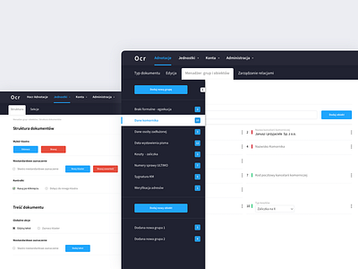 Ocr interface for bailiffs bailiff clean court dashboard design desktop interface minimal ocr panel ui ux