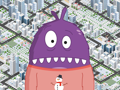 Where's Wally Monster? airpods apple branding competition flat type ux vector web design