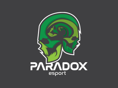 Skull eSports Logo For Sale | Skull Mascot Logo esports gamer gaming mascot paradox skull skulls sports youtube