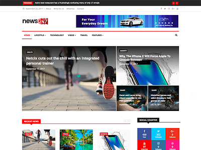 News247 newsmagazine wordpress