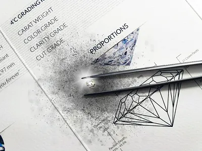 Diamond Report diamond micro text paper print