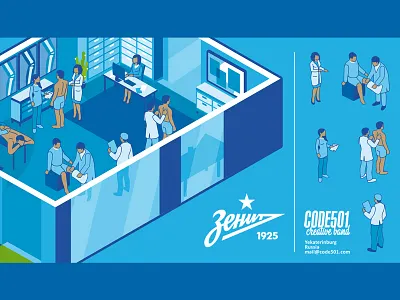 Isometric - ФК Зенит code501 isometric people zenit