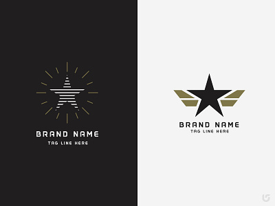 Military Brand Logo Concepts army branding icon logo military star vet