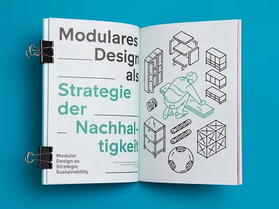 Modular furniture furniture illustration magazine monoline print vector vektorgrafik