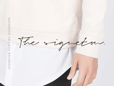 Signeton Handwritten Font brand creativemarket font handwritten logo script sign signeture typo typography