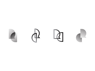 Monogram Exploration - RC design logo monogram symbol