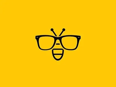 bee + glasses bee glasses marketing media produção social