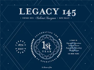 Anniversary Wine Label label packaging wine