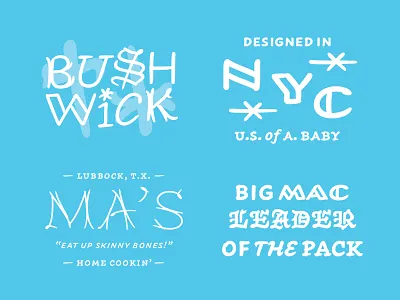 Inkwell Lockups font fonts handmade handwriting hco inkwell lettering lockups type typeface typography writing