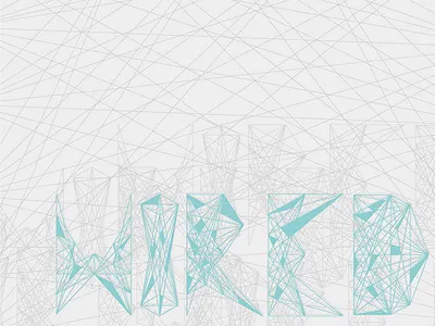 Typography: Wired component font geometric grid linear modular type typeface typography web wire wired