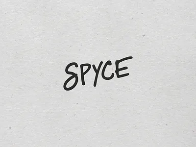 Spyce Final Logo branding logo restaurant signature typography
