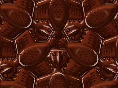chocolate parrots chocolate mcescher parrots tessellation