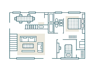 Floor Plan floor plan house illustration vector