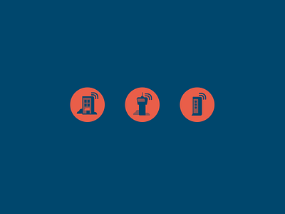 Tile Illustration Explorations airport hotel router signals