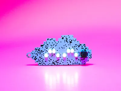 HappyCloud Keychain V3 electronics pcb