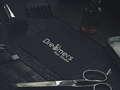 Dreamers Hair Studio - Logo hair salon logo design salon