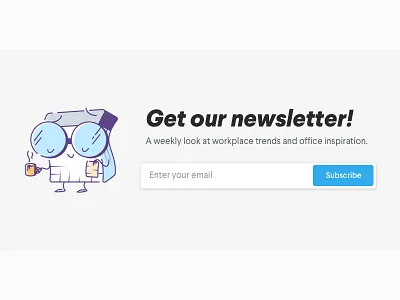 Subscribe to Robin @ Work 💌 blog calendar newsletter office scheduling robin