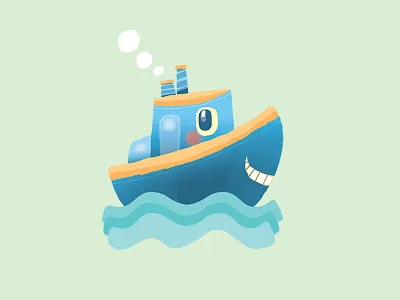 Tugboat birthday cards colored pencils fathers day greeting cards happy birthday tugboat watercolor