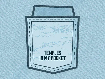 In My Pocket album denim pocket temples texture