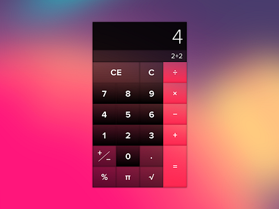Daily UI #004: Calculator daily ui dailyui dailyui004 ui ui design