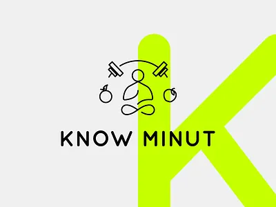 KNOW MINUT fitness identity logos sport type typography