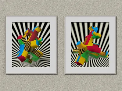 Abstract Art (4) 3d abstract art design graphics illustration pop art print screen visual