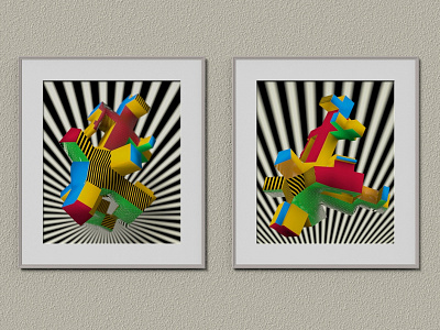 Abstract Art (4) 3d abstract art design graphics illustration pop art print screen visual