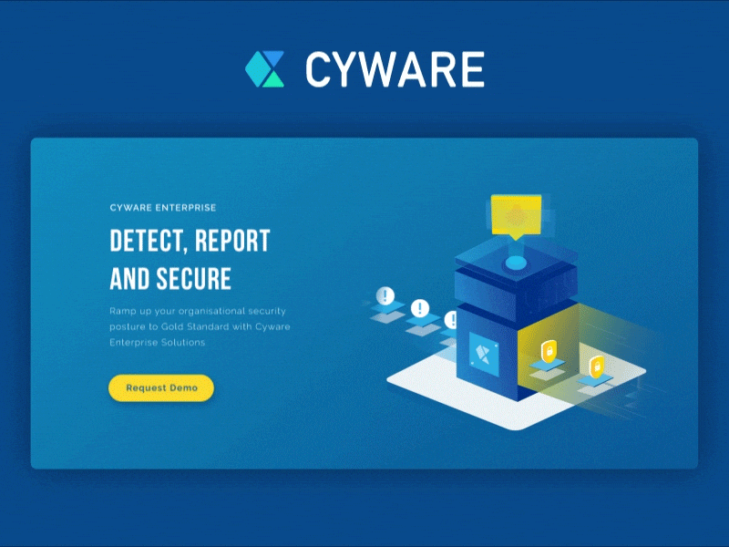 Cyware animation design illustration ui ui design ux uxui design
